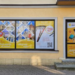 Drukarnia Papeteria Wuala - Oklejanie witryn