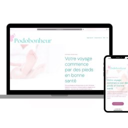 Realizacja dla gabinetu podologicznego w Belgii: www.podobonheur.be