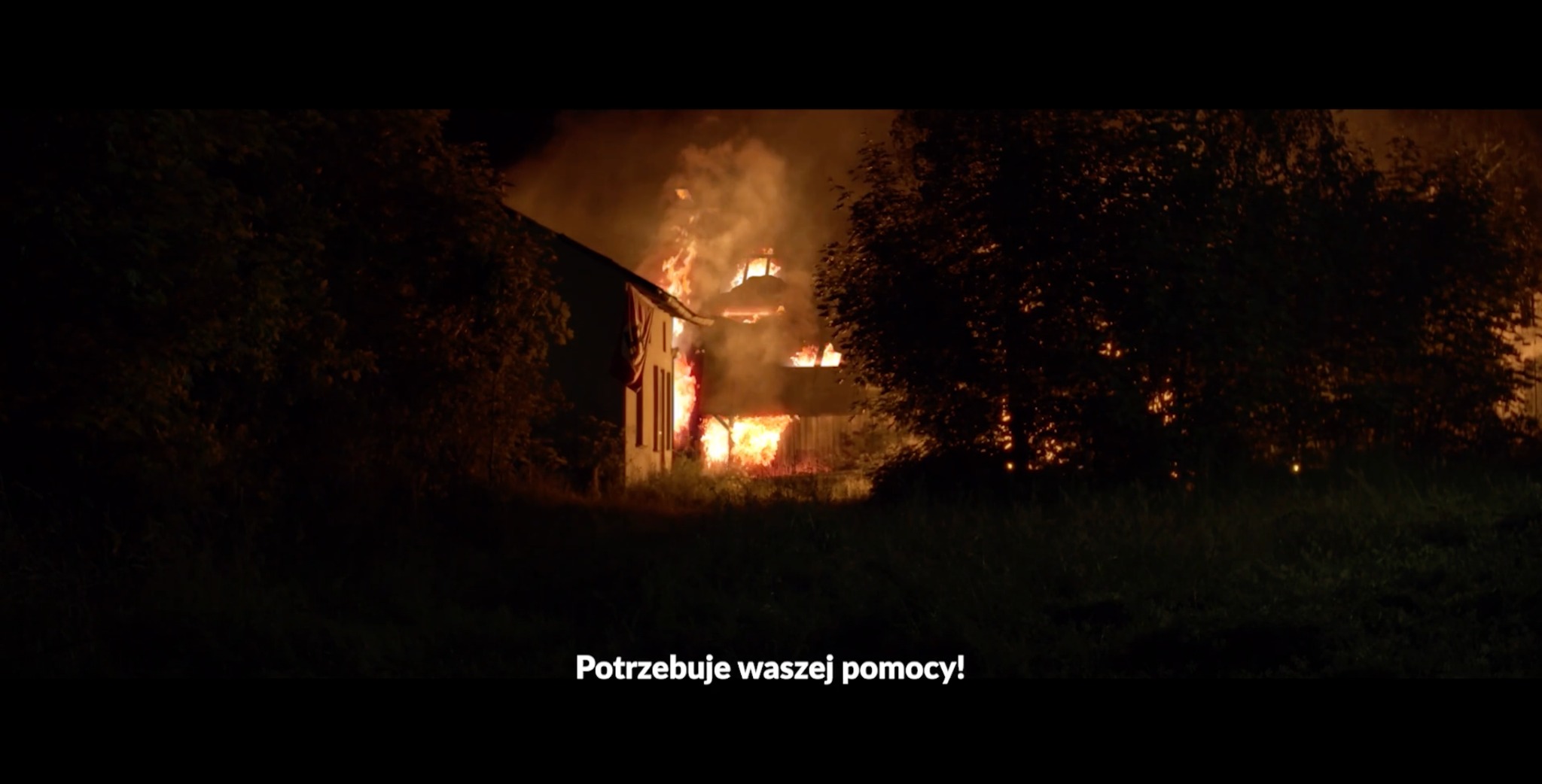 Klatka z mojej reżyserskiej etiudy krótkometrażowej.