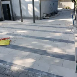 Wykonaliśmy zlecenie na taras naokoło budynku.