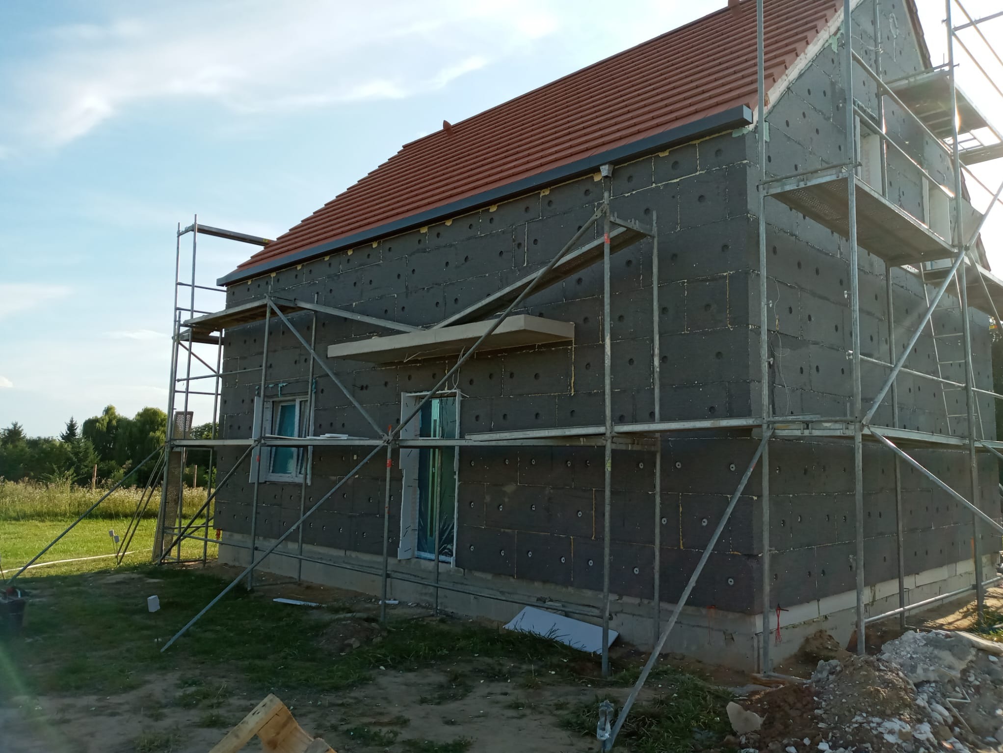 Zlecenie na ocieplenie domu zewnątrz.