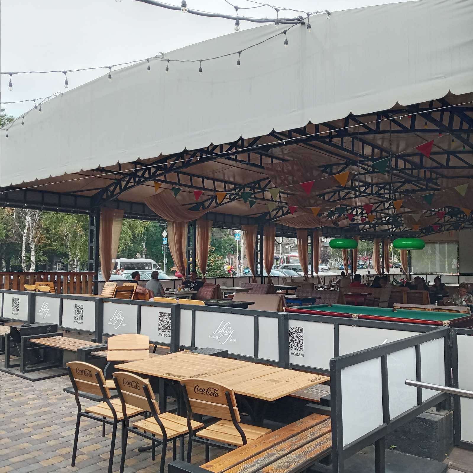 Zlecenie na wykonanie konstrukcji metalowej dla letniej tarasy restauracji.