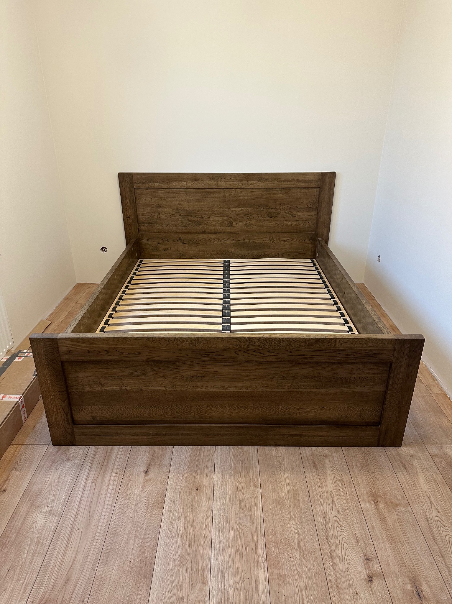 Łóżko drewniane dębowe