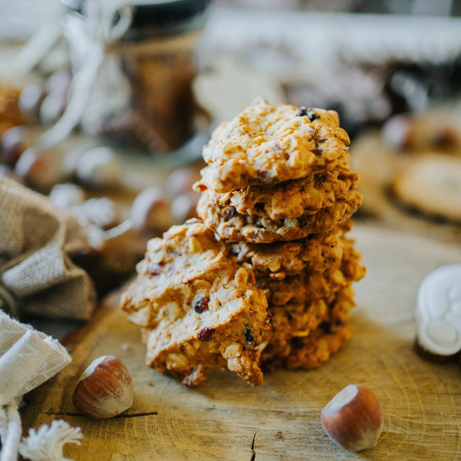 Zdrowe, pyszne ciastka owsiane do kawiarni, bistro lub na konferencję.
