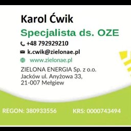 Karol Ćwik - Odnawialne Źródła Energii Marki