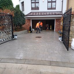 Układanie kostki brukowej Dziewin 2