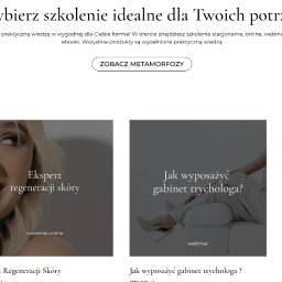 Sklep internetowy zintegrowany z platfromą szkoleniową