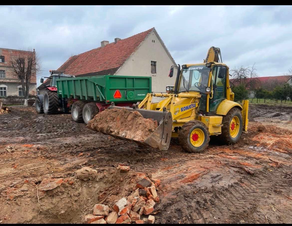 Wyburzenie stodoły wraz z wywozem gruzu