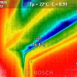 Zima w pełni, badanie termowizyjne podczas wizji dla celów sporządzenia świadectwa charakterystyki energetycznej GRATIS