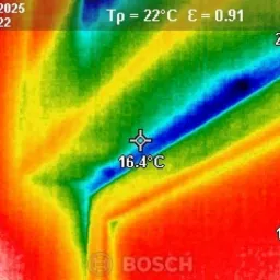 Zima w pełni, badanie termowizyjne podczas wizji dla celów sporządzenia świadectwa charakterystyki energetycznej GRATIS