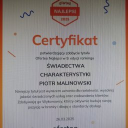 Świadectwa energetyczne Pruszcz Gdański
