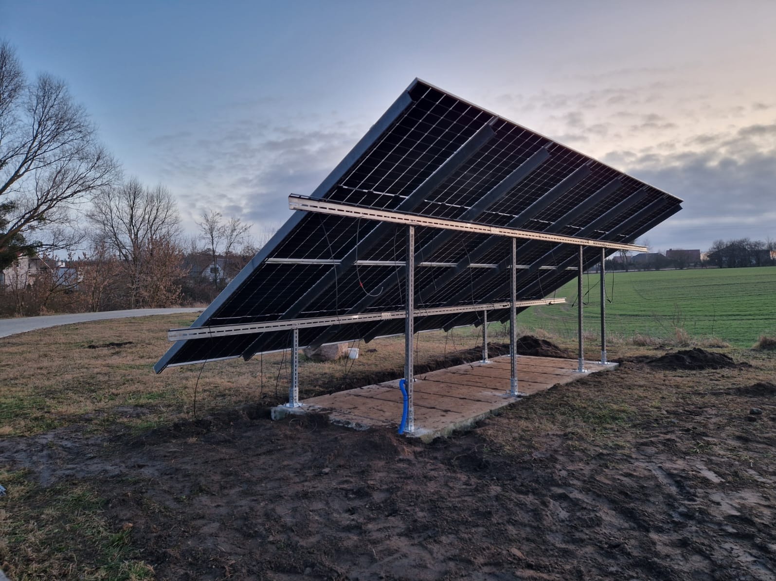 Instalacja na płycie betonowej - i tak też można