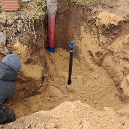 Przyłącze wod kan Sieradz 3