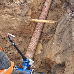 Przyłącze wod kan Sieradz 4