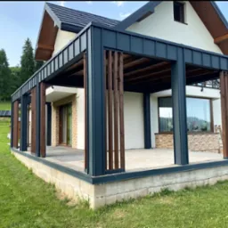 Nowoczesna pergola tarasowa