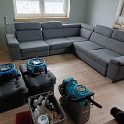 Wyprany i wysuszony narożnik.