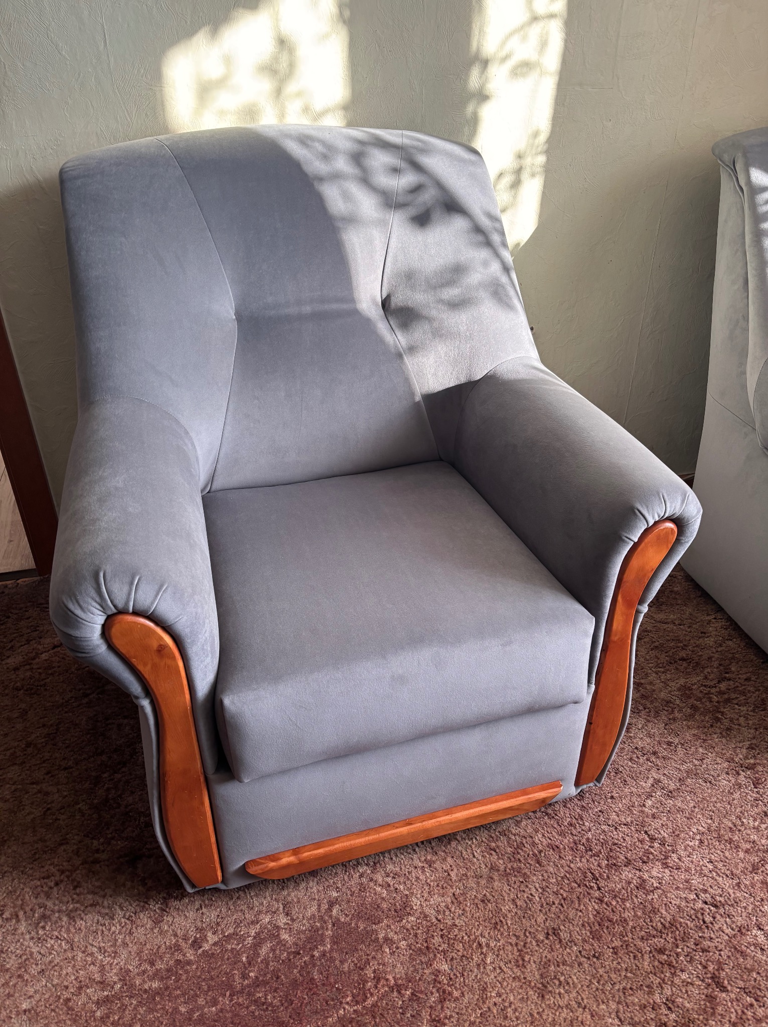 Piękny fotel w który tchnięto nowe życie