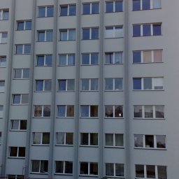 Efekt końcowy wykonania elewacji na Komisariacie Policji Tarnów Centrum