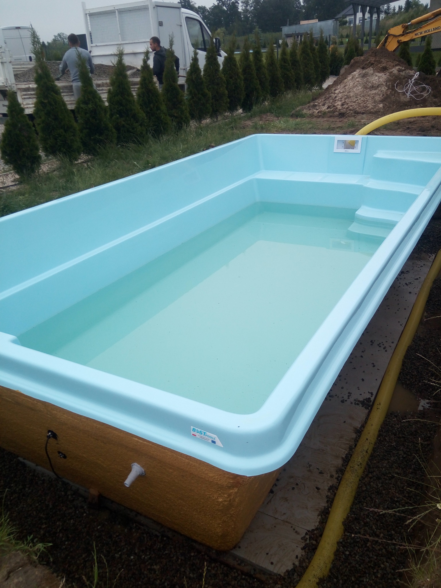 Montaż basenu ogrodowego 3x6m całorocznego