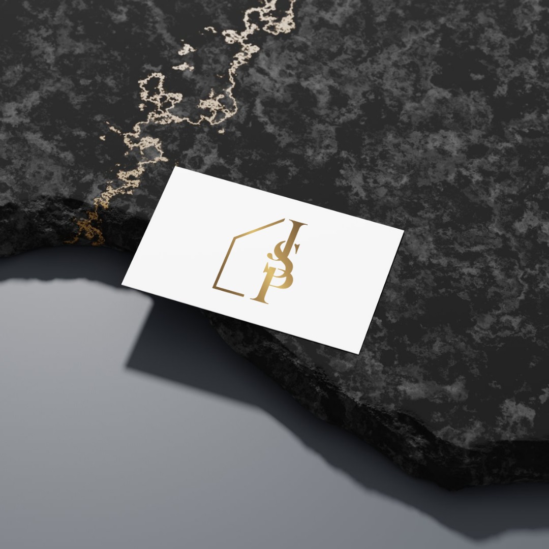 Projekt logo dla marki JSP, zajmującej się wykończeniem wnętrz.