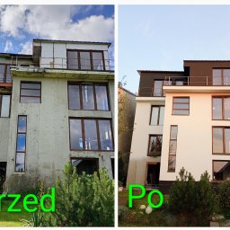 Wykonanie elewacji Miedziana Góra 1