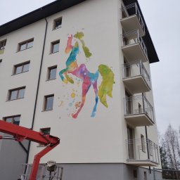 Malowanie dla nowej inwestycji deweloperskiej w Wyszkowie