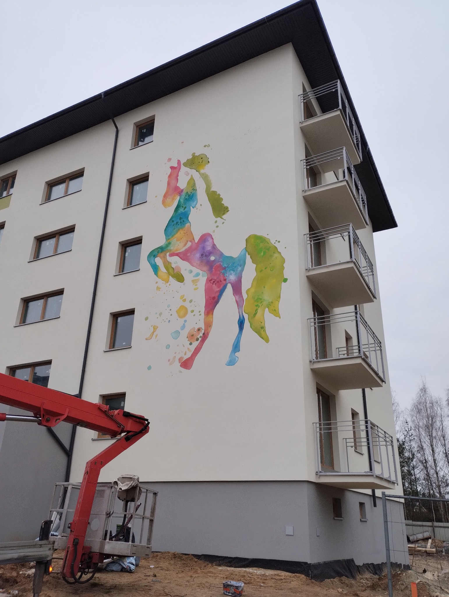 Malowanie dla nowej inwestycji deweloperskiej w Wyszkowie