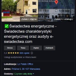 Świadectwa energetyczne Warszawa 4