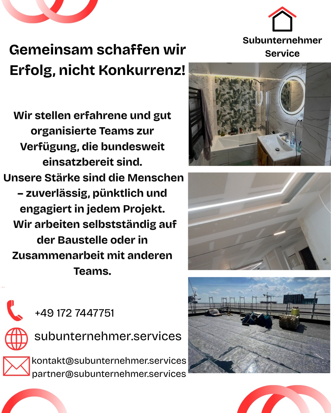 Usługi remontowe w Lubaniu: Nowoczesna łazienka z marmurowymi płytkami, podświetlanym lustrem i roślinnym motywem. Sufit podwieszany z oświetleniem LED. Prace dekarskie na dachu.