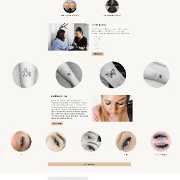 Digital Miracle Patryk Rogalski - Fragment strony internetowej prezentujący ofertę mikropigmentacji w Krakowie, z galerią zdjęć i mapą dojazdu do salonu.