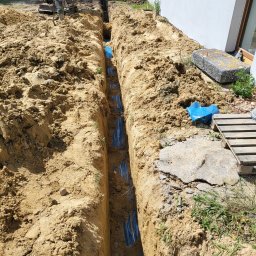 Przyłącze wod kan Strzeszów 1