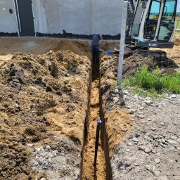 Przyłącze wod kan Strzeszów 2