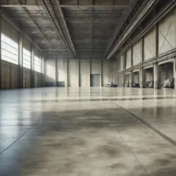 Płyty fundamentowe w magazynie