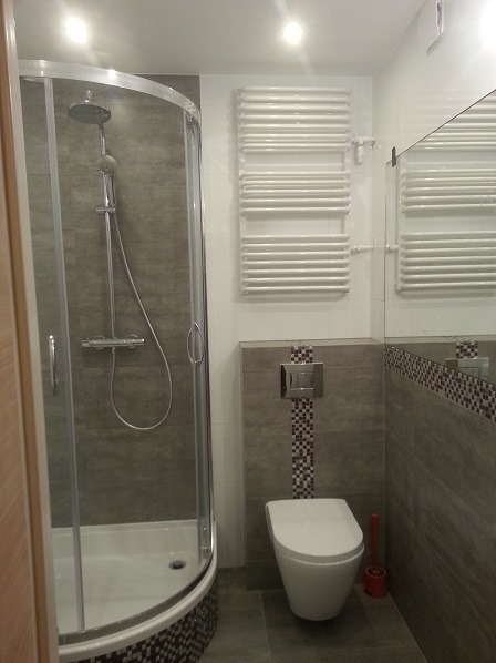 Łazienka, kabina, brodzik.