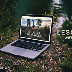 Projekt sklepu internetowego polskiej marki Lesovik, oferującej sprzęt outdoorowy.