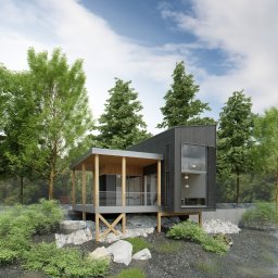 Bartłomiej Perz - Dom letniskowy - projekt powtarzalny