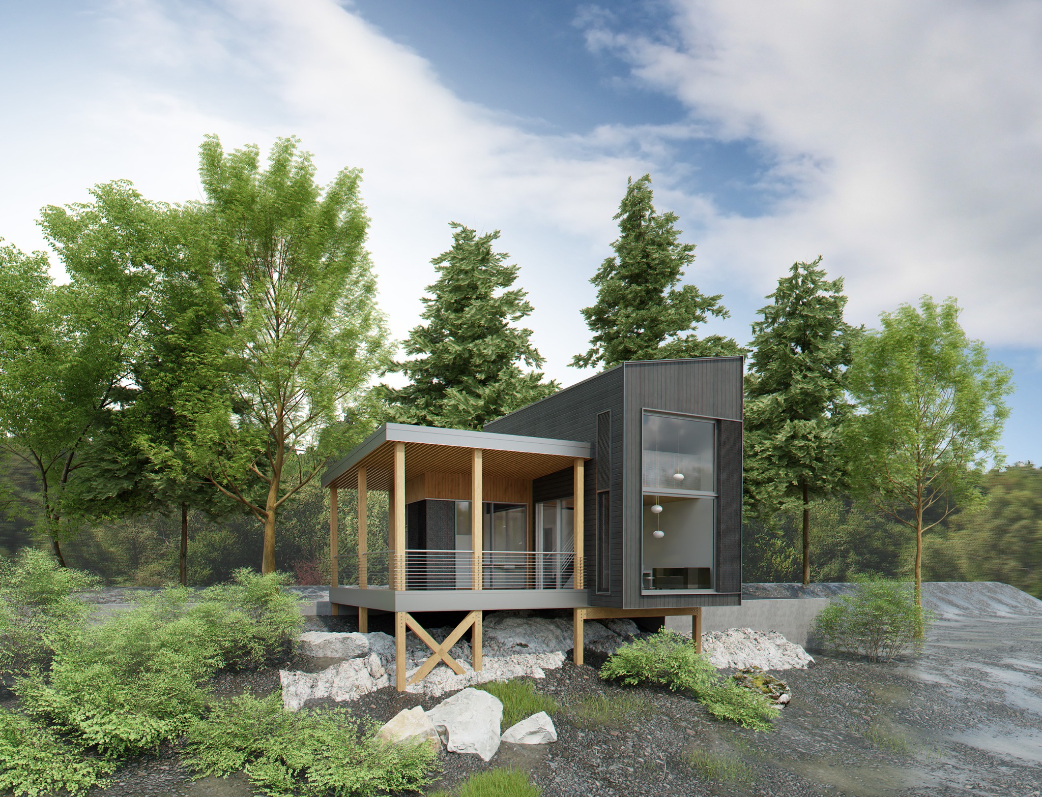 Dom letniskowy - projekt powtarzalny