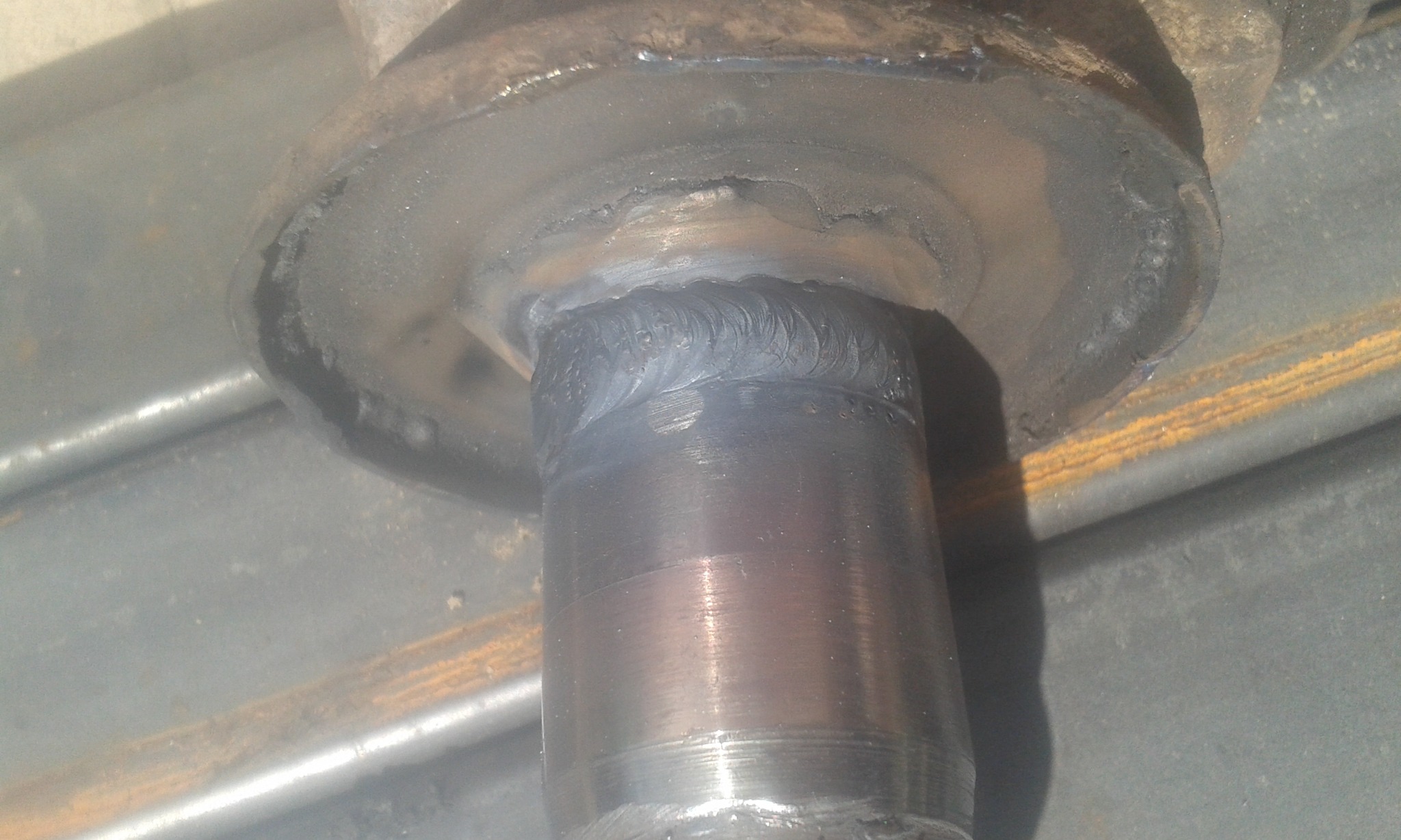 Fazowanie, spawanie- późniejsze przetaczanie czopu