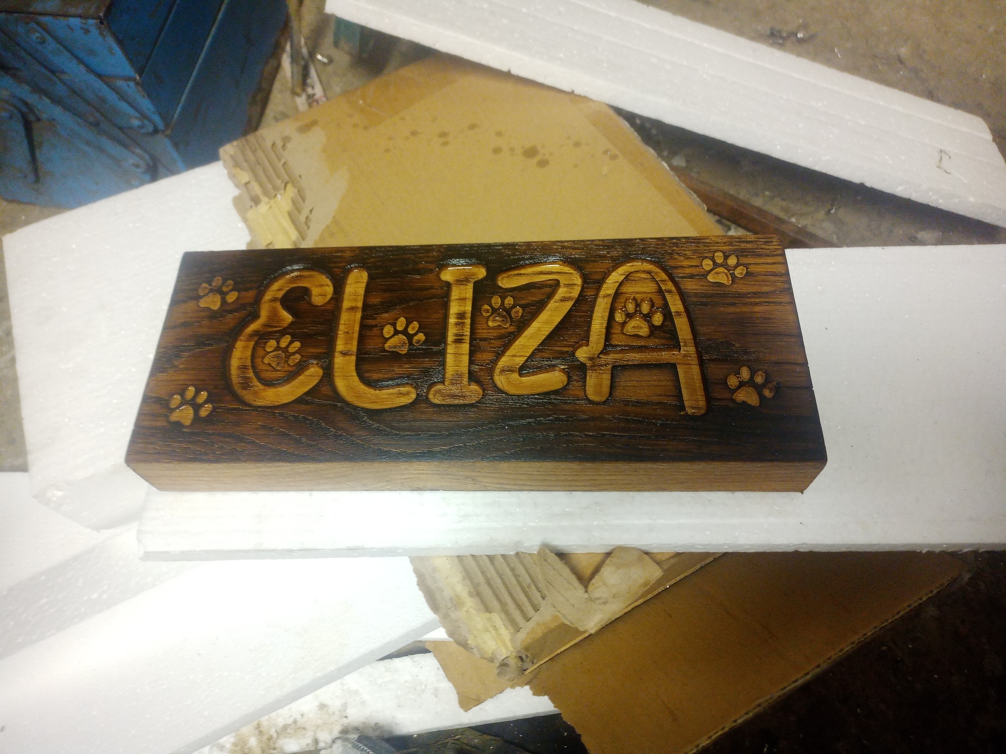 Deska huśtawki kompozycja własna