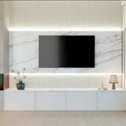 Projekt wnętrza salonu