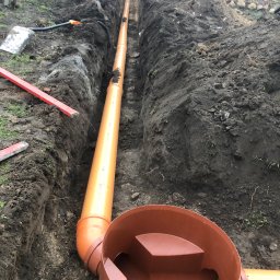 Przyłącze wod kan Krasienin-Kolonia 4