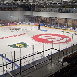 PIXEL WAVE SPÓŁKA Z OGRANICZONĄ ODPOWIEDZIALNOŚCIĄ - Reklama na lodzie. Lodowisko GKS Katowice.