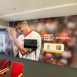 PIXEL WAVE SPÓŁKA Z OGRANICZONĄ ODPOWIEDZIALNOŚCIĄ - Fototapeta dla STS S.A. w loży VIP na Stadionie Narodowym.