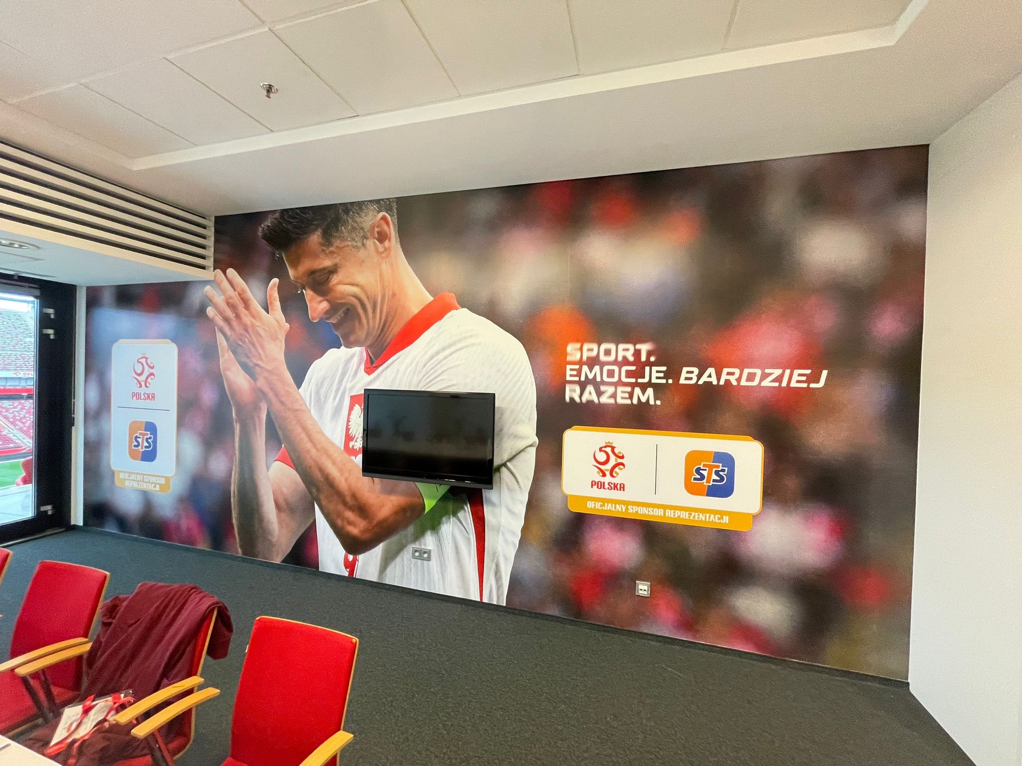 Fototapeta dla STS S.A. w loży VIP na Stadionie Narodowym.