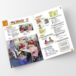 skład podręczników, ćwiczeń, książek, folderów, broszur