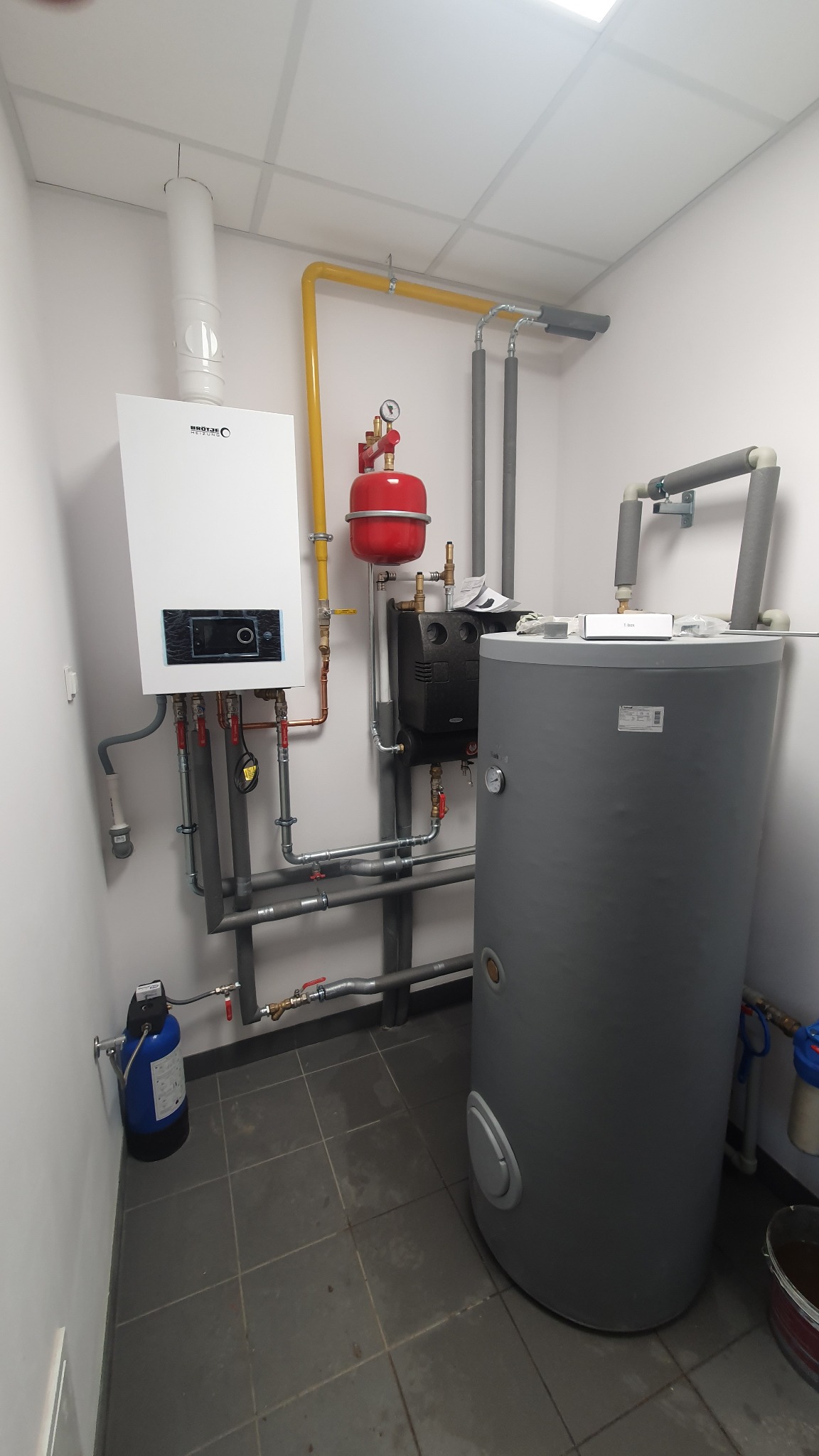 kotłownia gazowa co/cwu/went