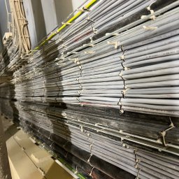 Ułożenie przewodów sterowniczych w korytach siatkowych 