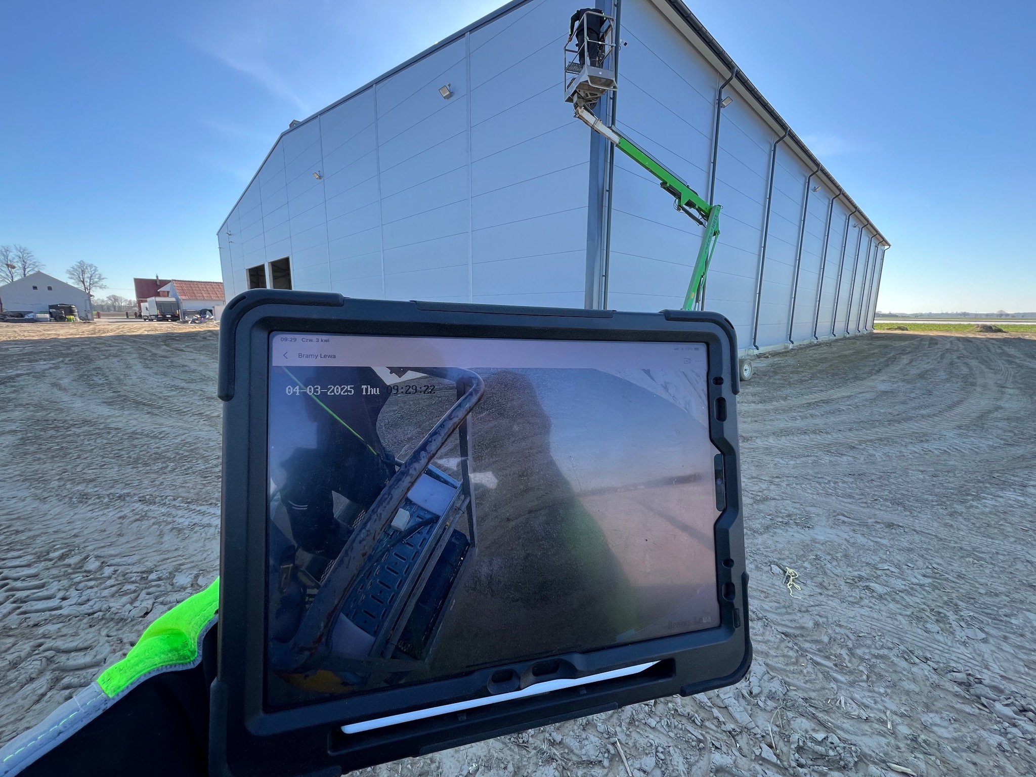 Ustawianie kamer na hali produkcyjnej