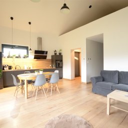 Nowoczesny dom pod lasem w Klamrach