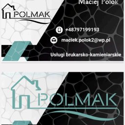 Wizytówka firmy brukarsko-kamieniarskiej